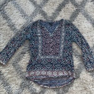 Pattered top from Lucky Brand